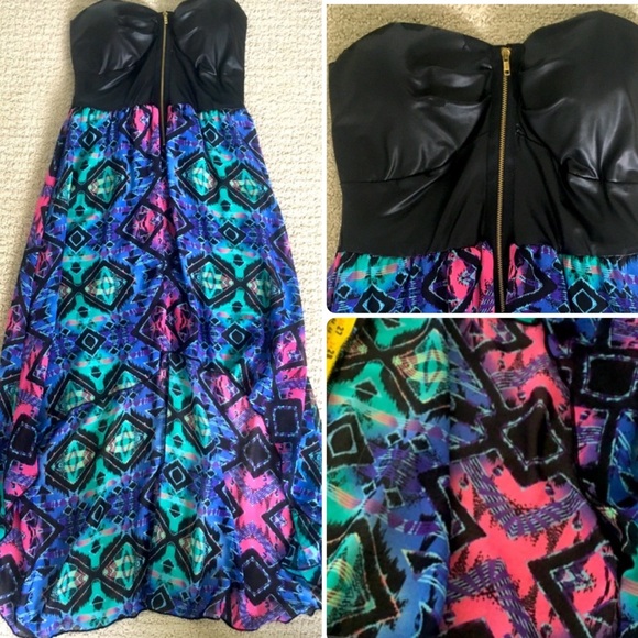 Seductions Dresses & Skirts - Seductions Strapless Bustier Knee length Dress. Medium